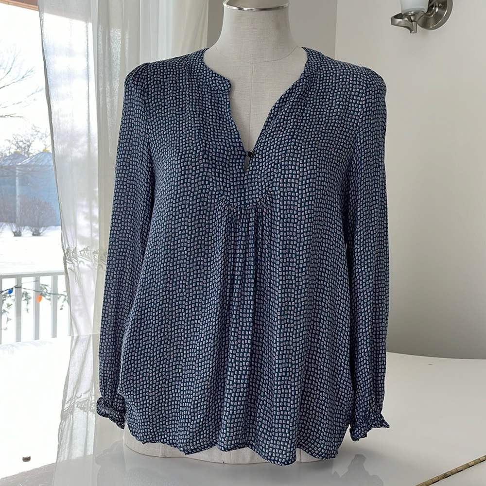 Esprit print blouse size 4